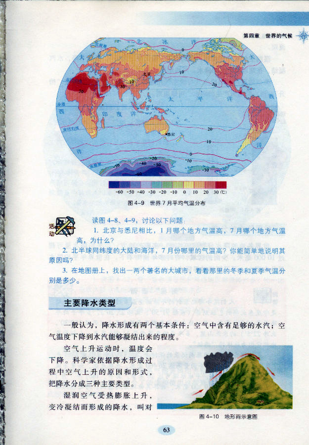 湘教版初中地理初一地理上册世界主要气候类型第0页