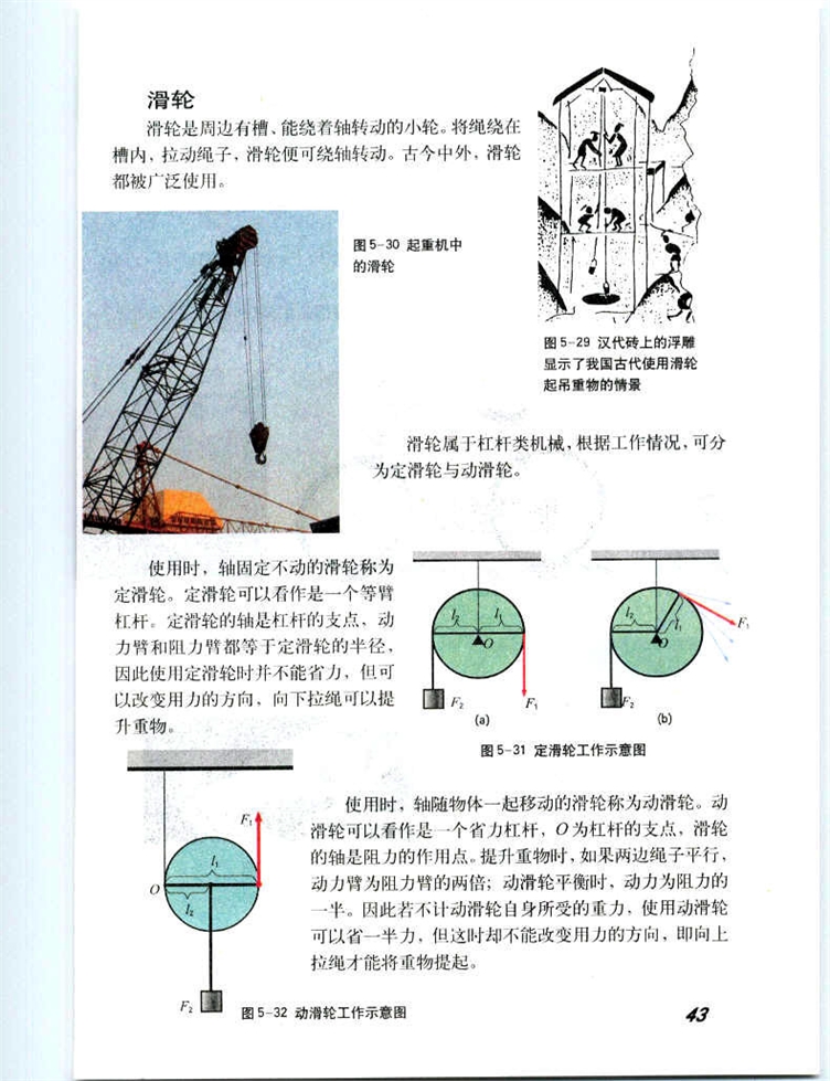 沪教版初中物理初二物理下册简单机械第3页