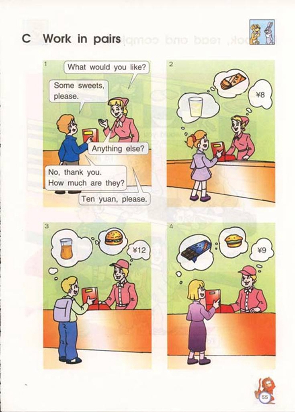 苏教版小学四年级英语下册At a snack…第4页