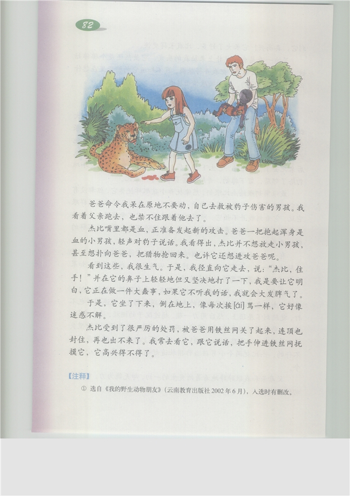 沪教版小学五年级语文上册我的野生动物朋友第2页