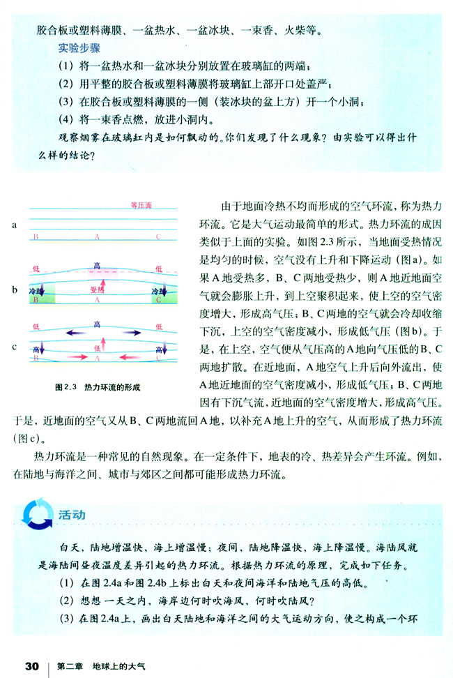 人教版高一地理必修1热力环流第0页