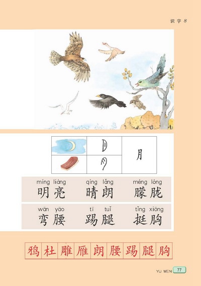 苏教版小学二年级语文下册识字8第1页