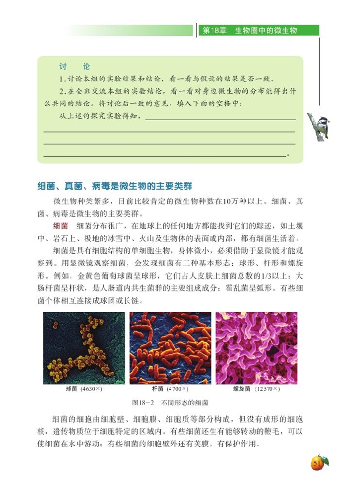 北师大版初中生物初二生物上册微生物在生物圈中的作用第3页