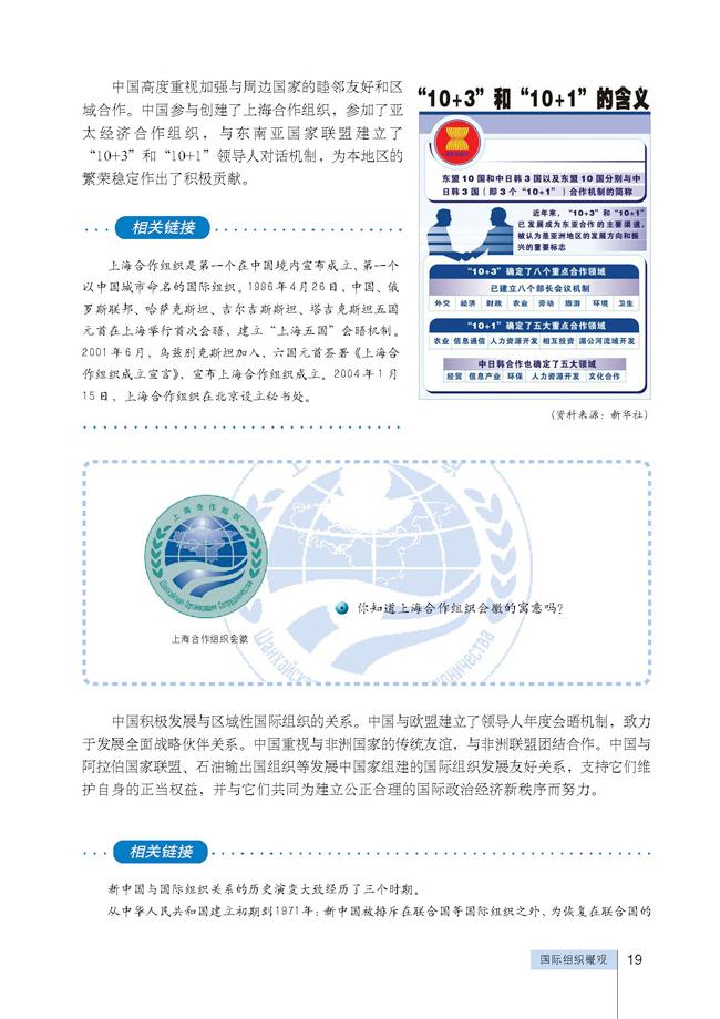 高三思想政治选修3(国家和国际组织常识)中国与国际组织第1页