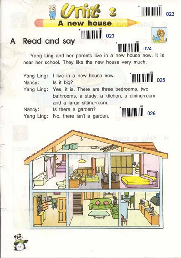 苏教版小学五年级英语上册A new house第0页