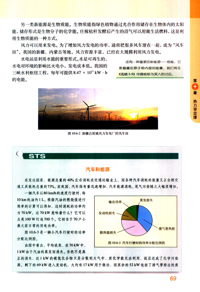 人教版高三物理选修3-3能源与环境 新能源第0页