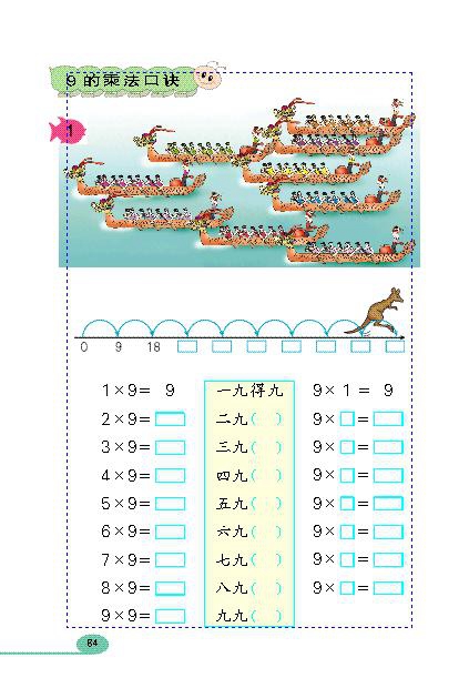人教版小学二年级数学上册表内乘法（二）第12页