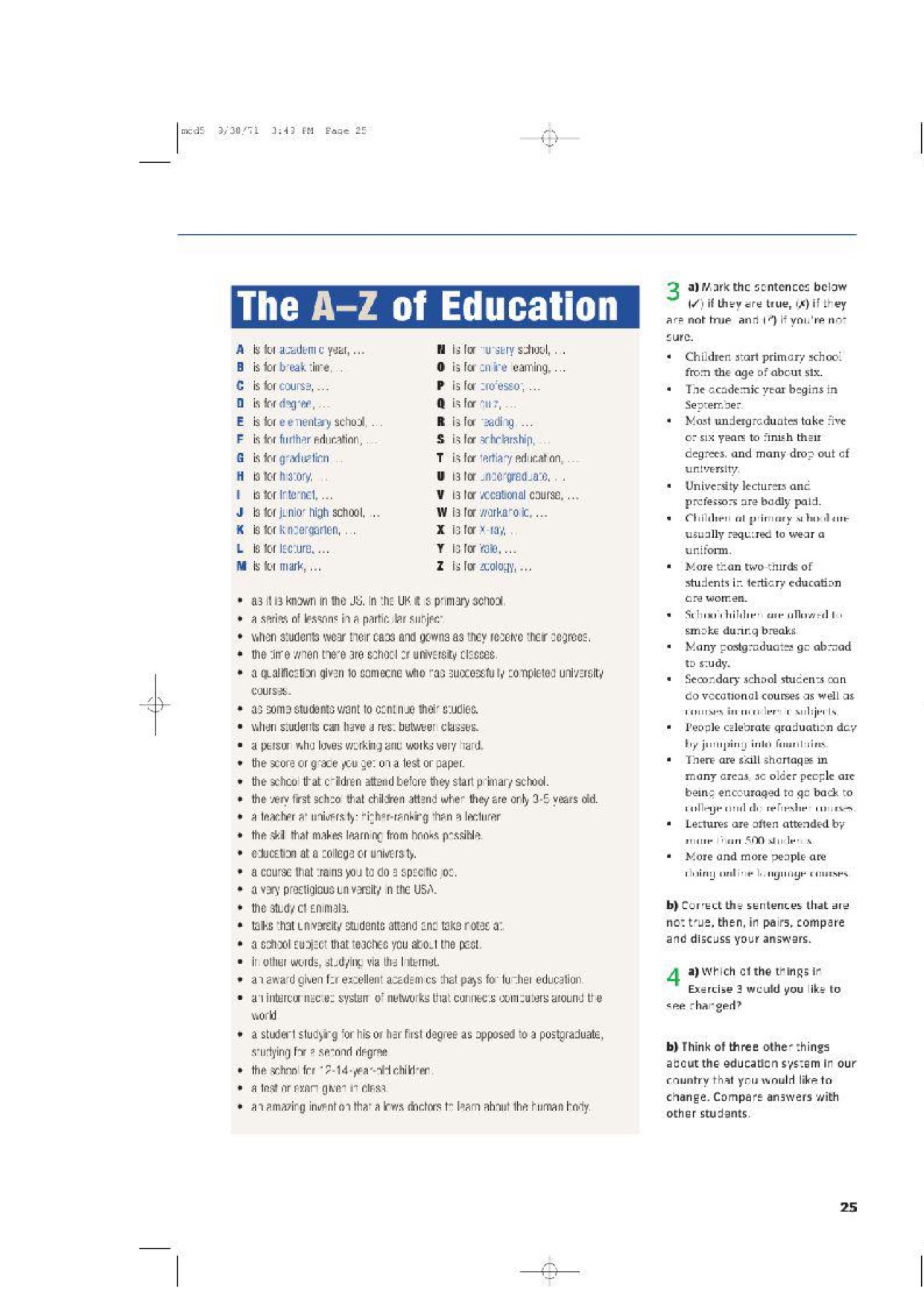 北师大版高中英语选修10Unit 29 Education第1页