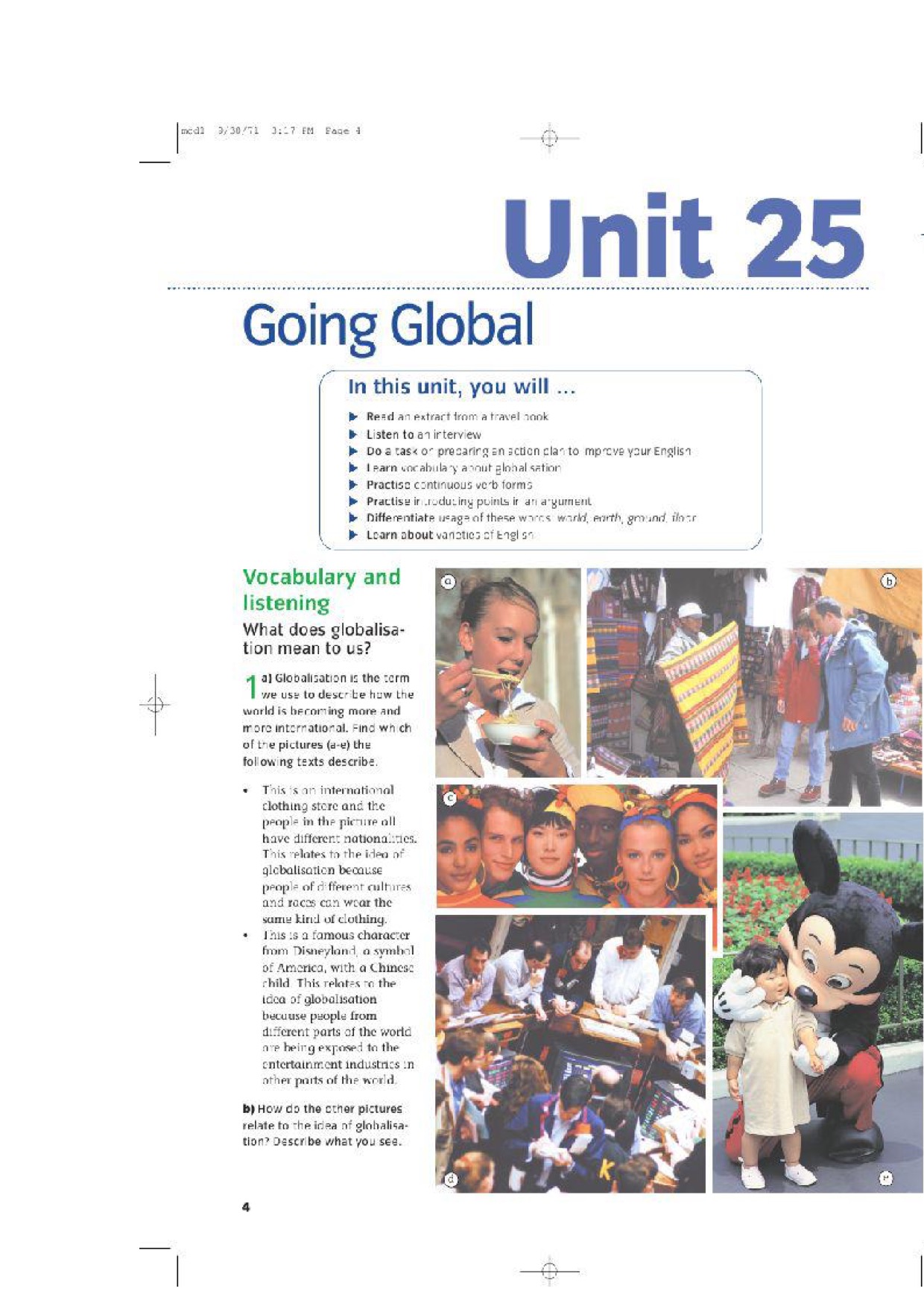 北师大版高中英语选修9Unit 25 Going Global第0页