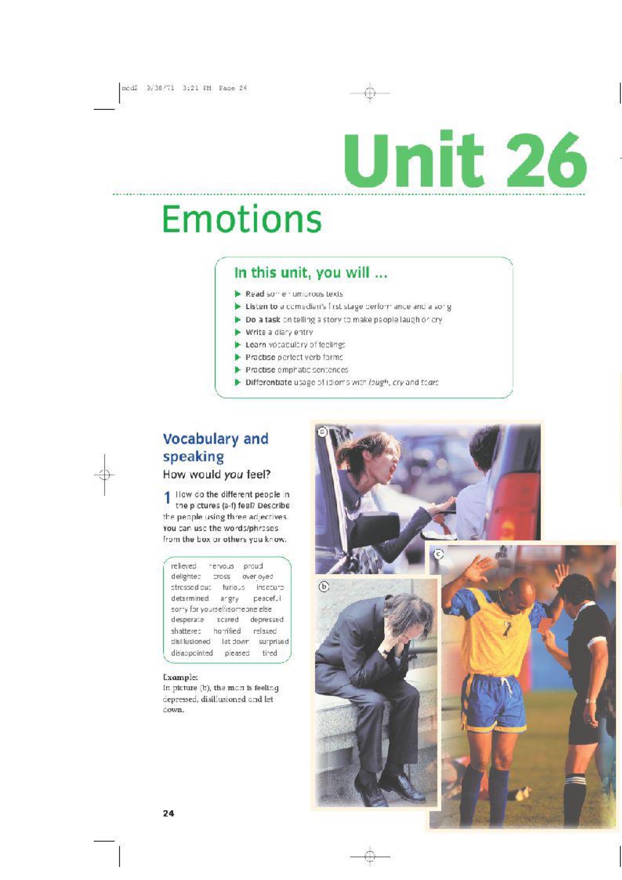 北师大版高中英语选修9Unit 26 Emotions第0页