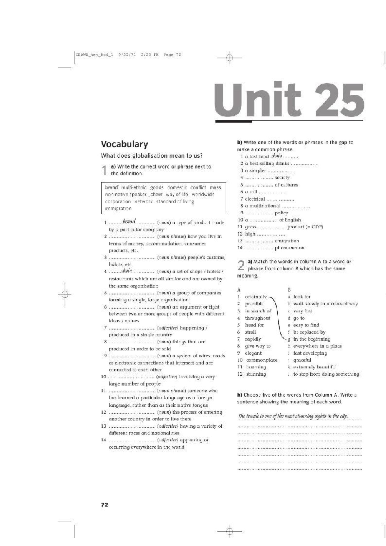 北师大版高中英语选修9Unit 25第0页