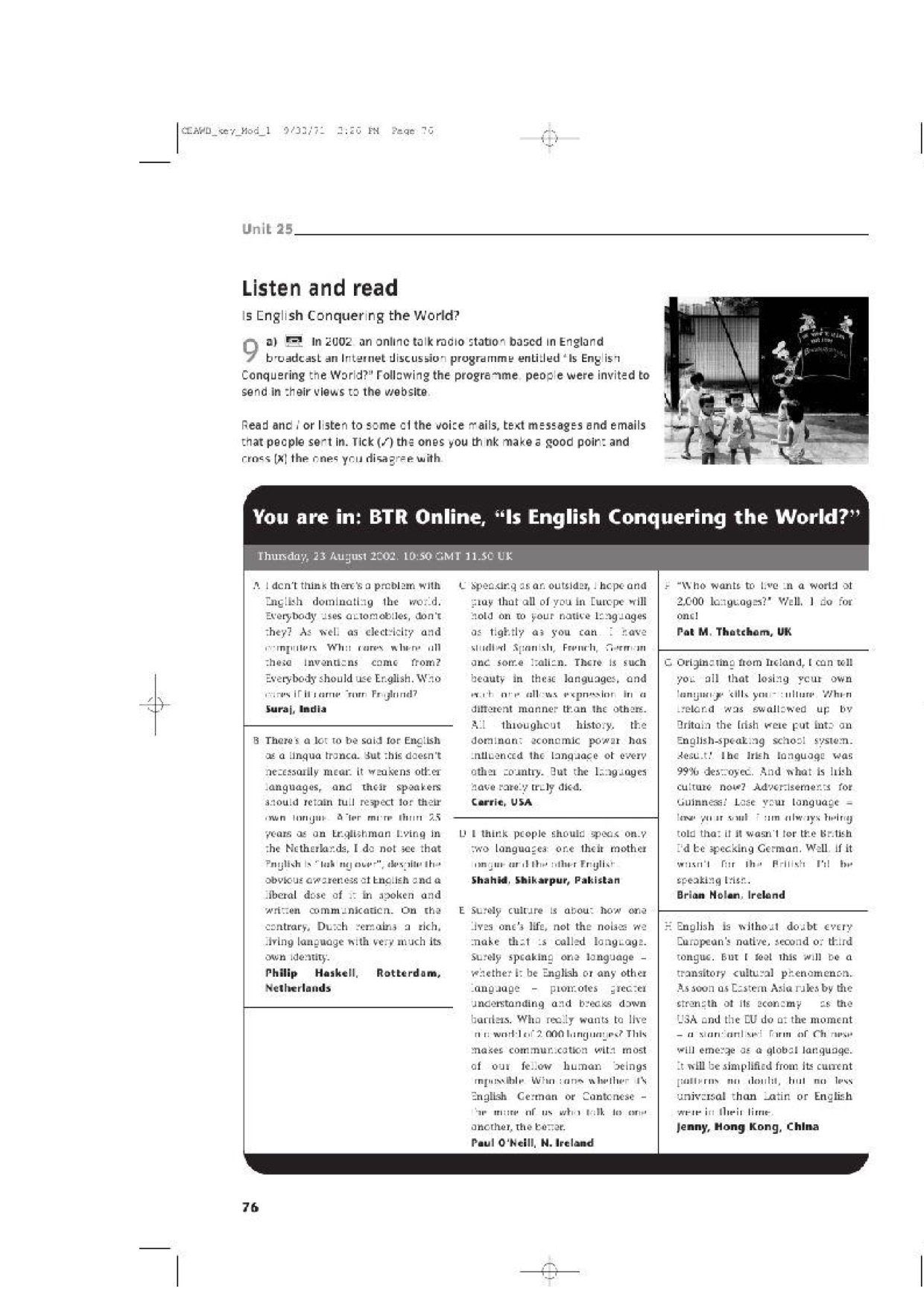 北师大版高中英语选修9Unit 25第5页