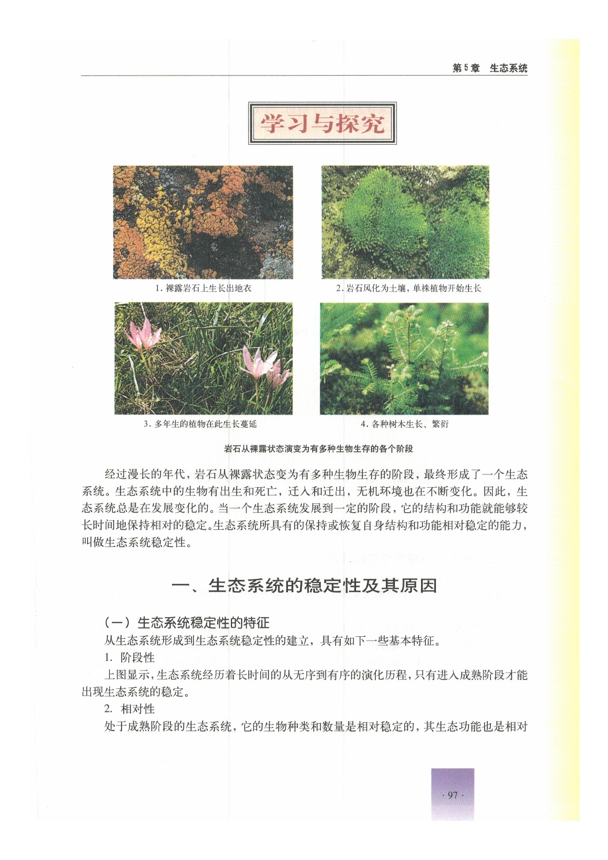 沪教版初中生物第二册第三节 生态系统的稳定性第2页
