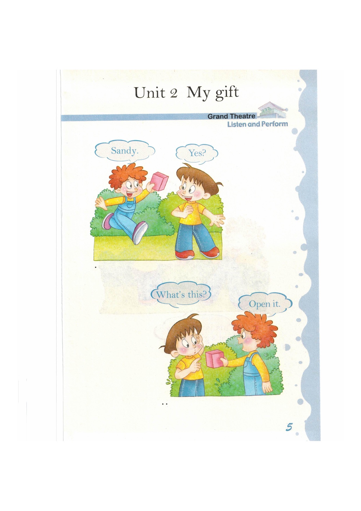 沪教版英语新世纪一年级下册Unit2 My gift第0页