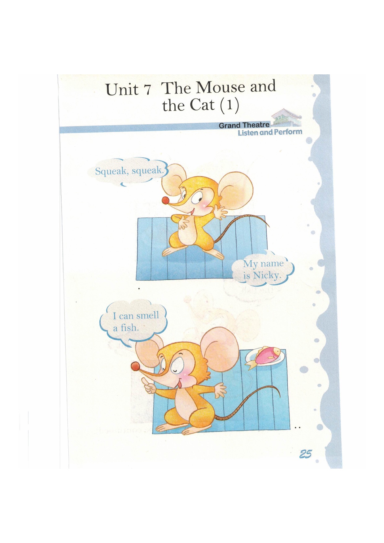 沪教版英语新世纪一年级下册Unit7 The Mouse and The Cat(1)第0页