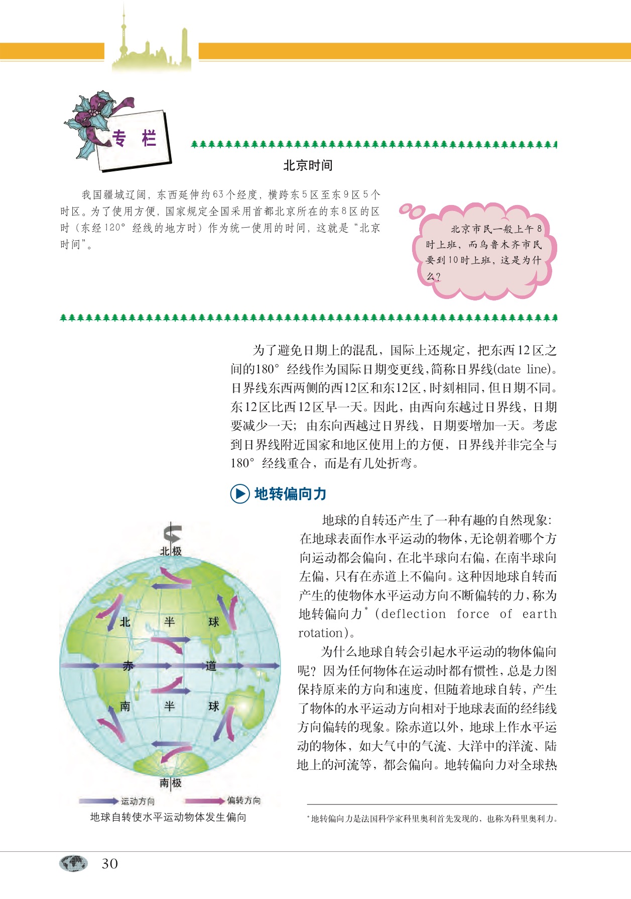 沪教版高中地理第一册专题4 地球的运动第3页