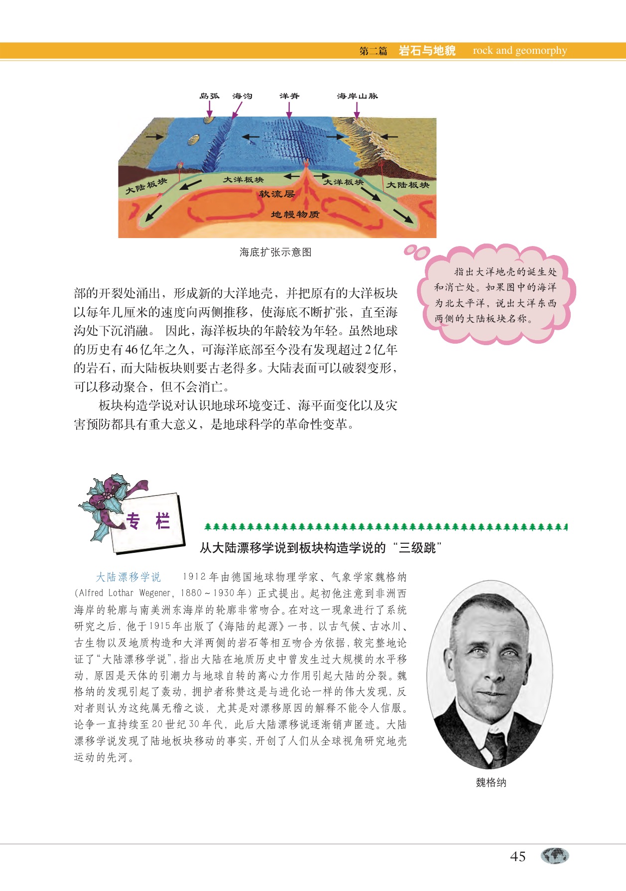 沪教版高中地理第一册专题5 板块运动第2页