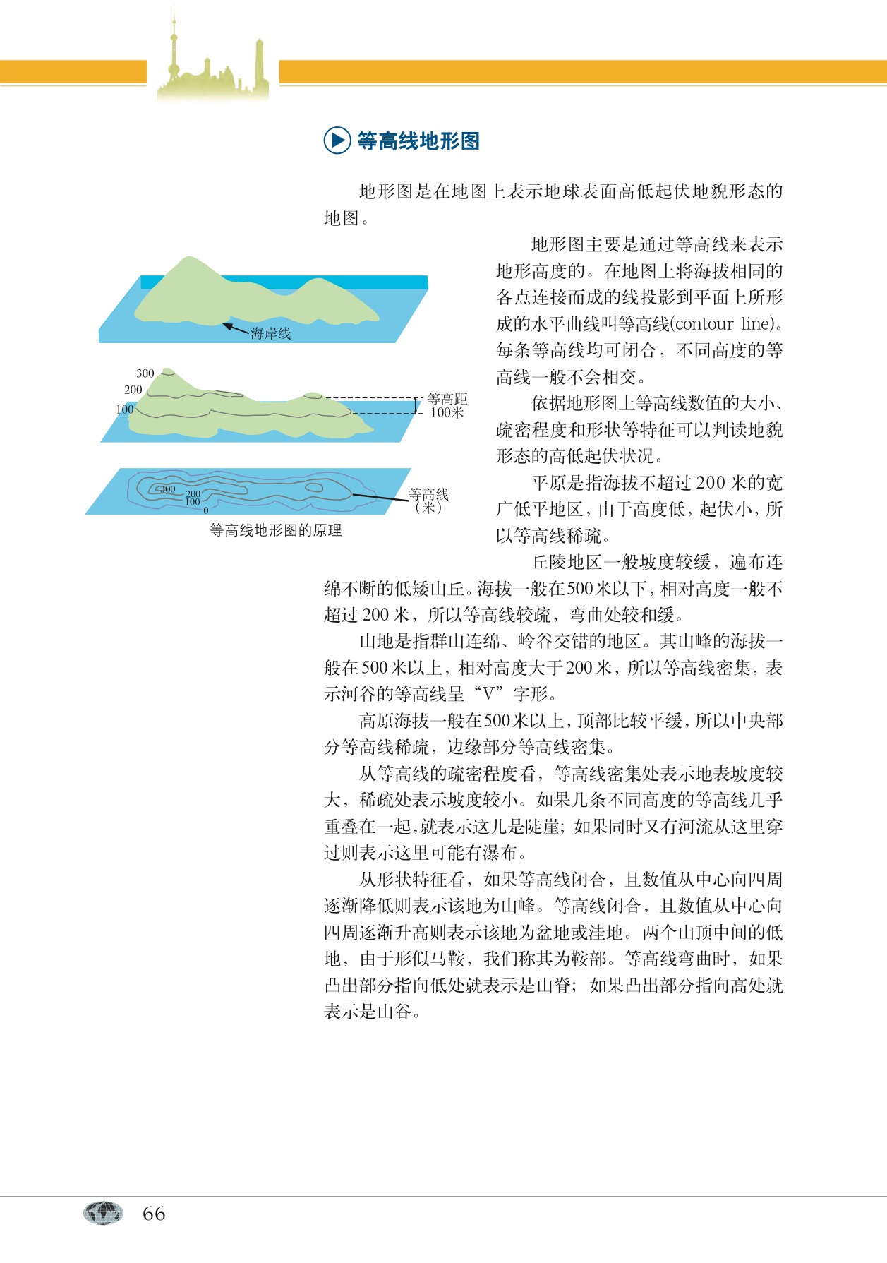 沪教版高中地理第一册专题7 地貌第6页