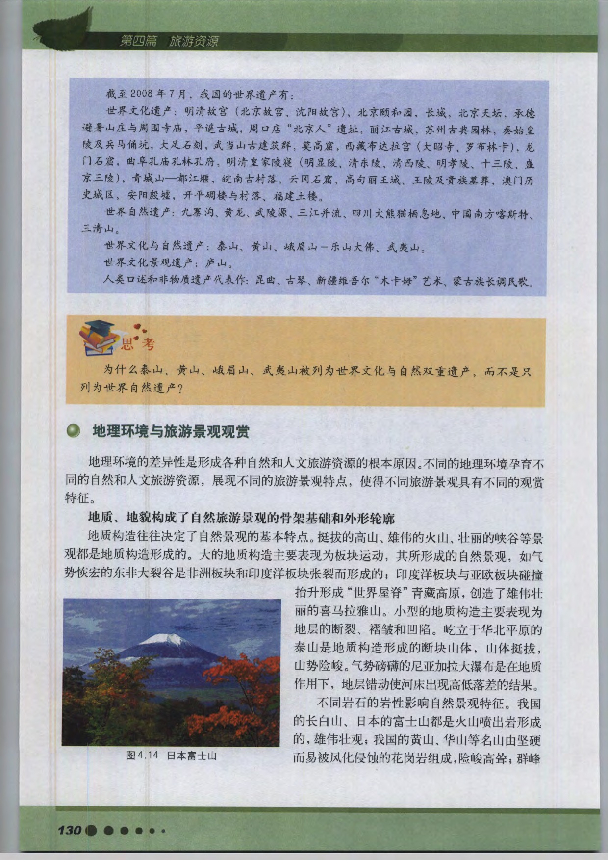 沪教版高中地理第三册第四篇 旅游资源第9页