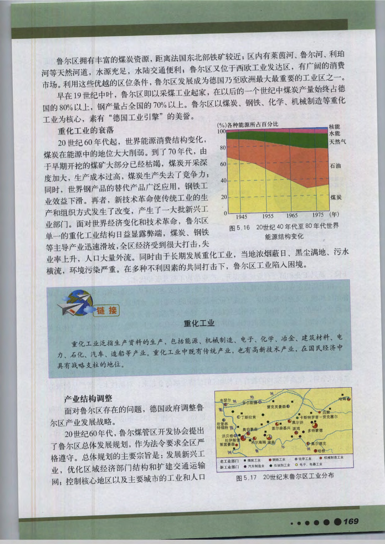 沪教版高中地理第三册专题17 产业结构调整第1页