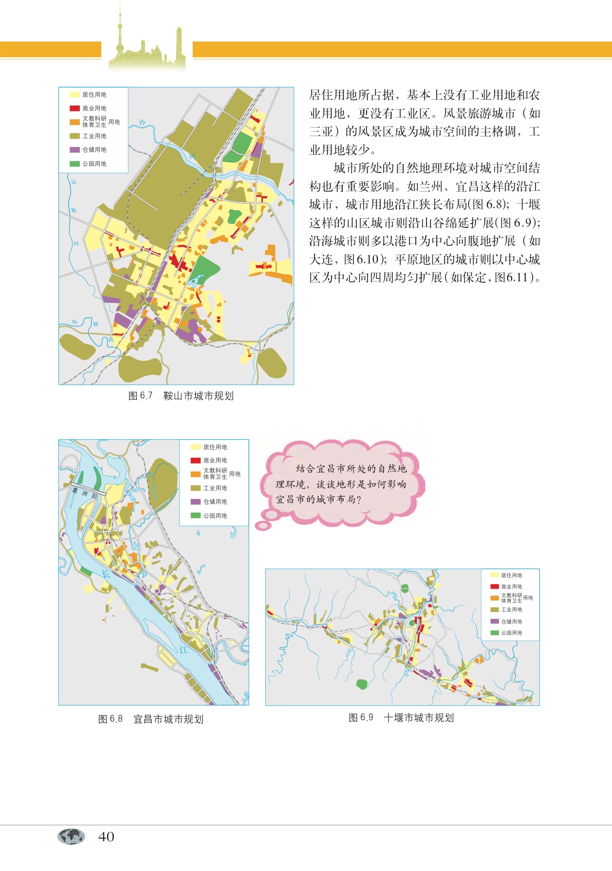 沪教版高中地理第二册专题19 城市空间结构第6页
