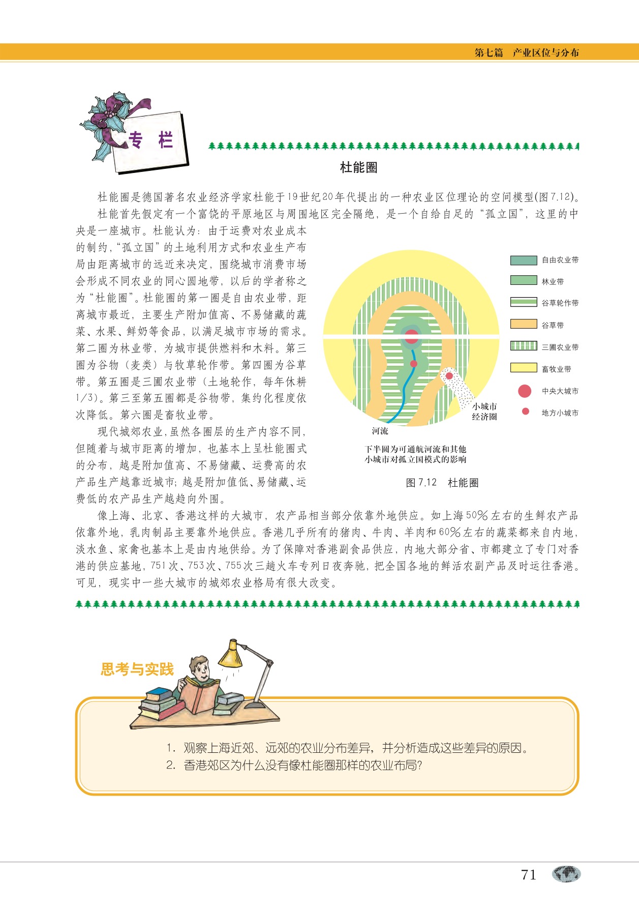 沪教版高中地理第二册专题22 农业区位与农业地域类型第9页