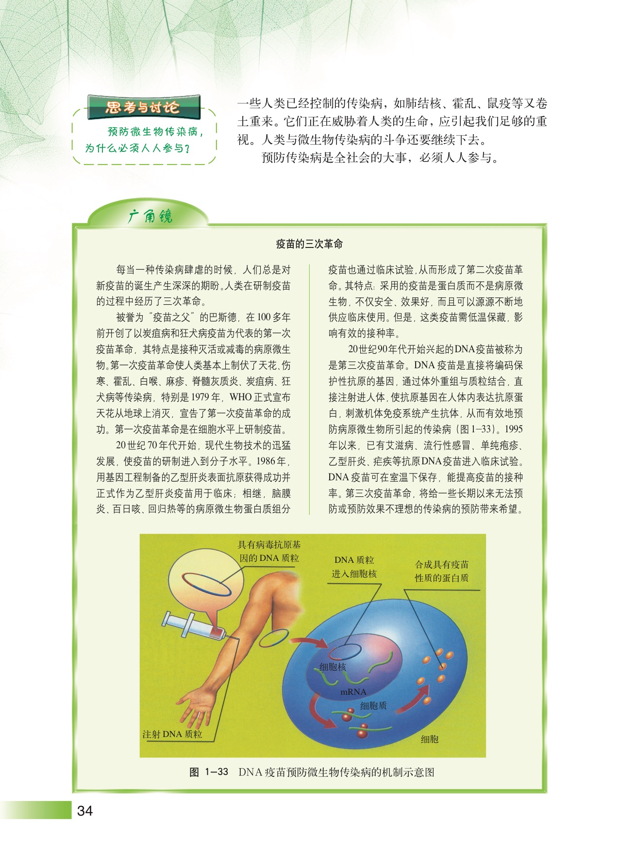 沪教版高中生物拓展型第4节 微生物传染病的传播和预防第8页