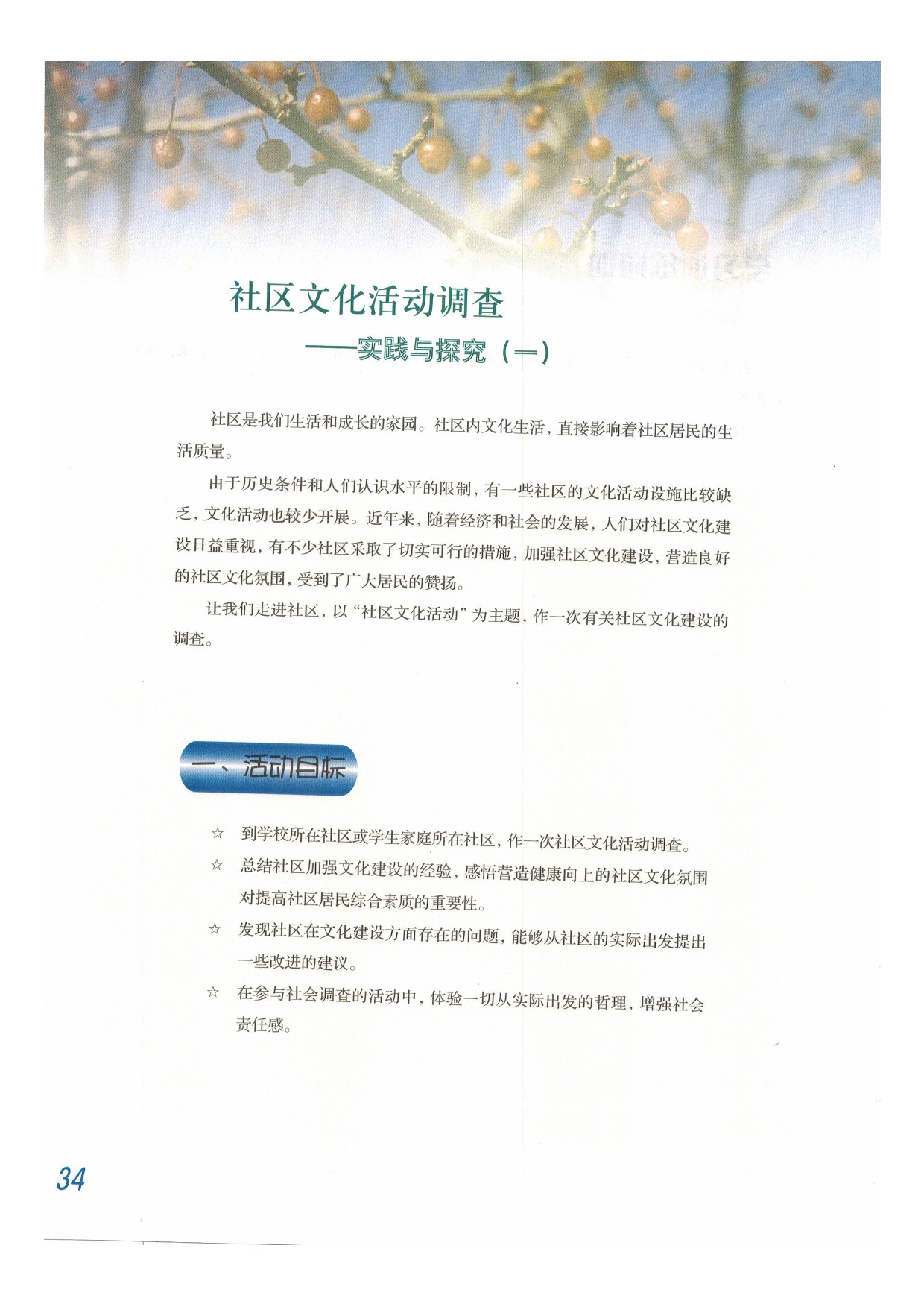 沪教版高二政治上册社区文化活动调查第0页