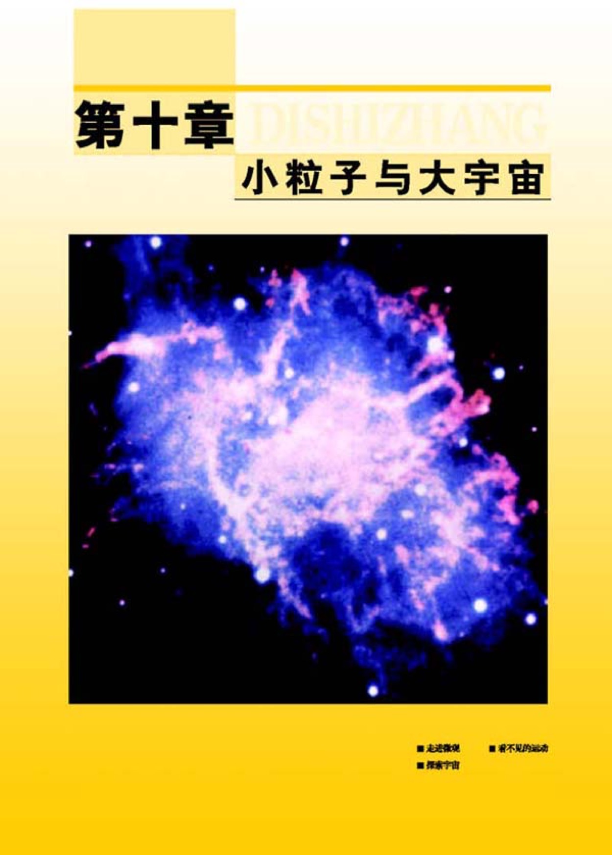 沪科版八年级全册物理（旧版）第十章 小粒子与大宇宙第0页